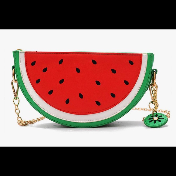 NWT New Cute Fruits Watermelon or Lemon Cross body Bags, NEW NEVER USED! RARE - Picture 5 of 9